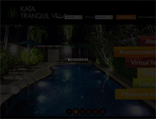 Tablet Screenshot of katatranquilvilla.com